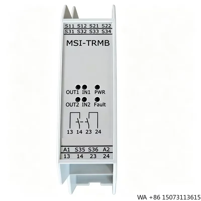 for MS-TRMB-01 Safety Relay 547931 4 Safety Sensor Evaluation Unit 24VDC Screw Terminal