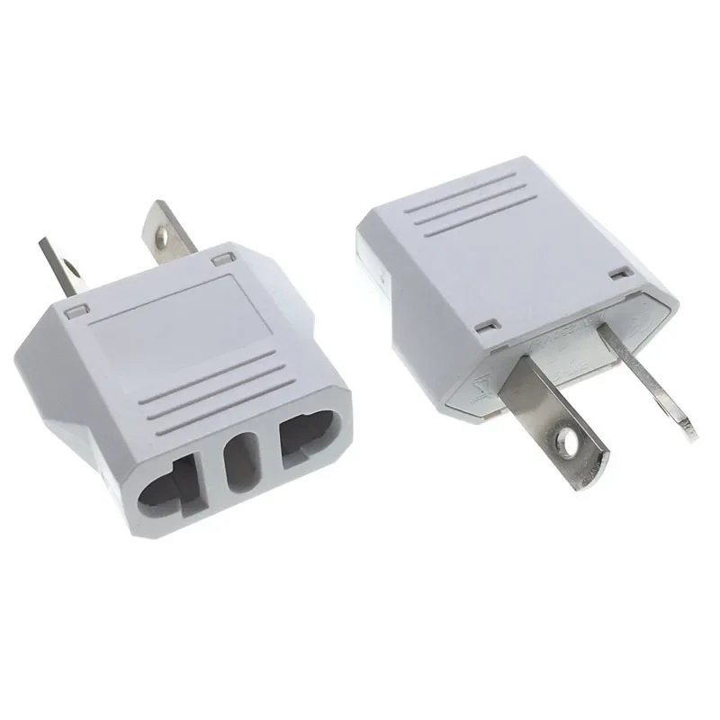 Mini adaptador de enchufe con conexión a tierra AU US a EU 6A, convertidor de enchufe europeo América a Australia, EE. UU. Euro, Conector de enchufe