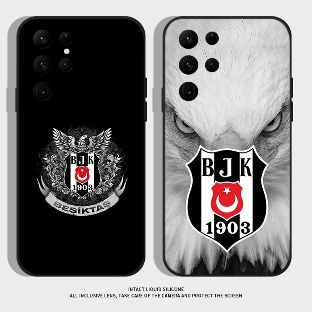 

Fashion Besiktas BJK Phone Case For Samsung S24,S22 Ultra,S20,S30 plus,S22 plus,S23,S30 ultra 5G Silicone Cover
