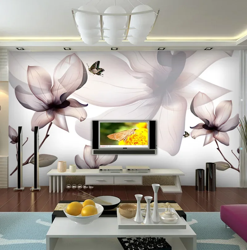 custom Photo Wall Paper Roll Tv Background Wall paper Seamless Large Wall Murals Papel De Parede Para Sala 3d wallpaper Room
