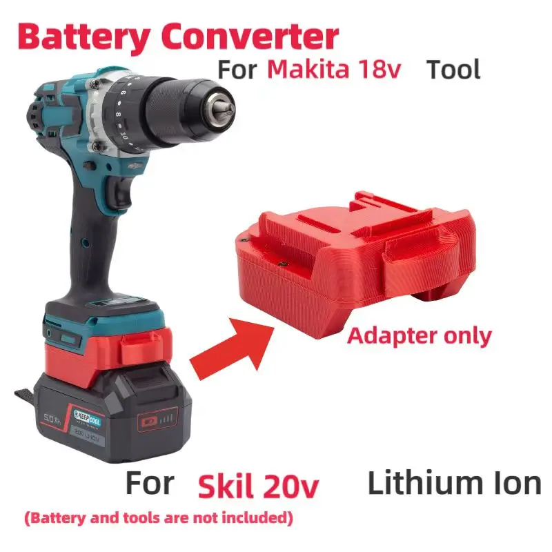 Batteries Converter For Makita  Skil Adapter For Skil 20v Converter to Makita 18v Tools  (﻿Adaptor Only）