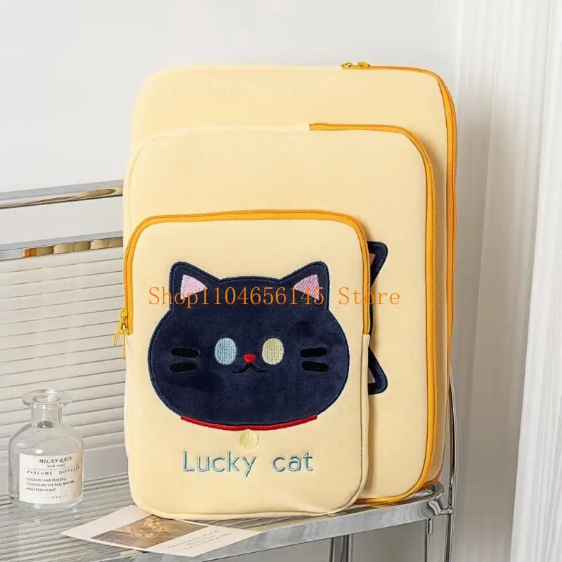 652F Cartoon Kitten Design Bag For Pad Case Lightweight Durabilit Protective Sle
