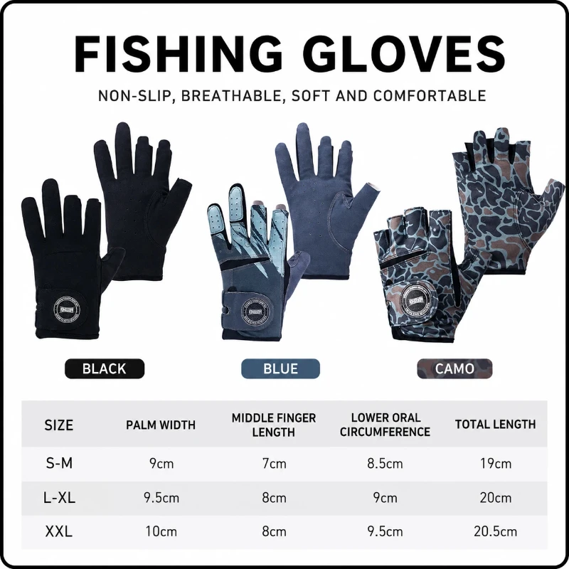 

Kingdom Three Finger Cut Fishing Gloves Men Waterproof Puncture Cut Resistant Bait Repellent Outdoor Sea Lure Fishing Gloves