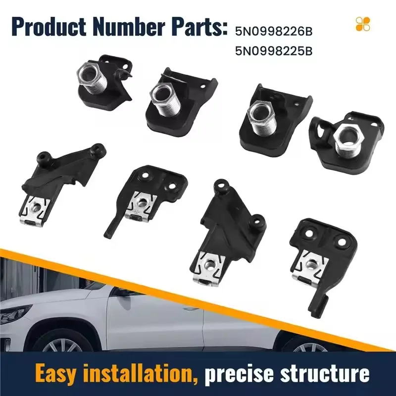 5N0998225B Simple Headlamp Repair Kit Front Bumper Headlight Bracket for VW Tiguan 2012-2017 Car Parts 5N0998226B