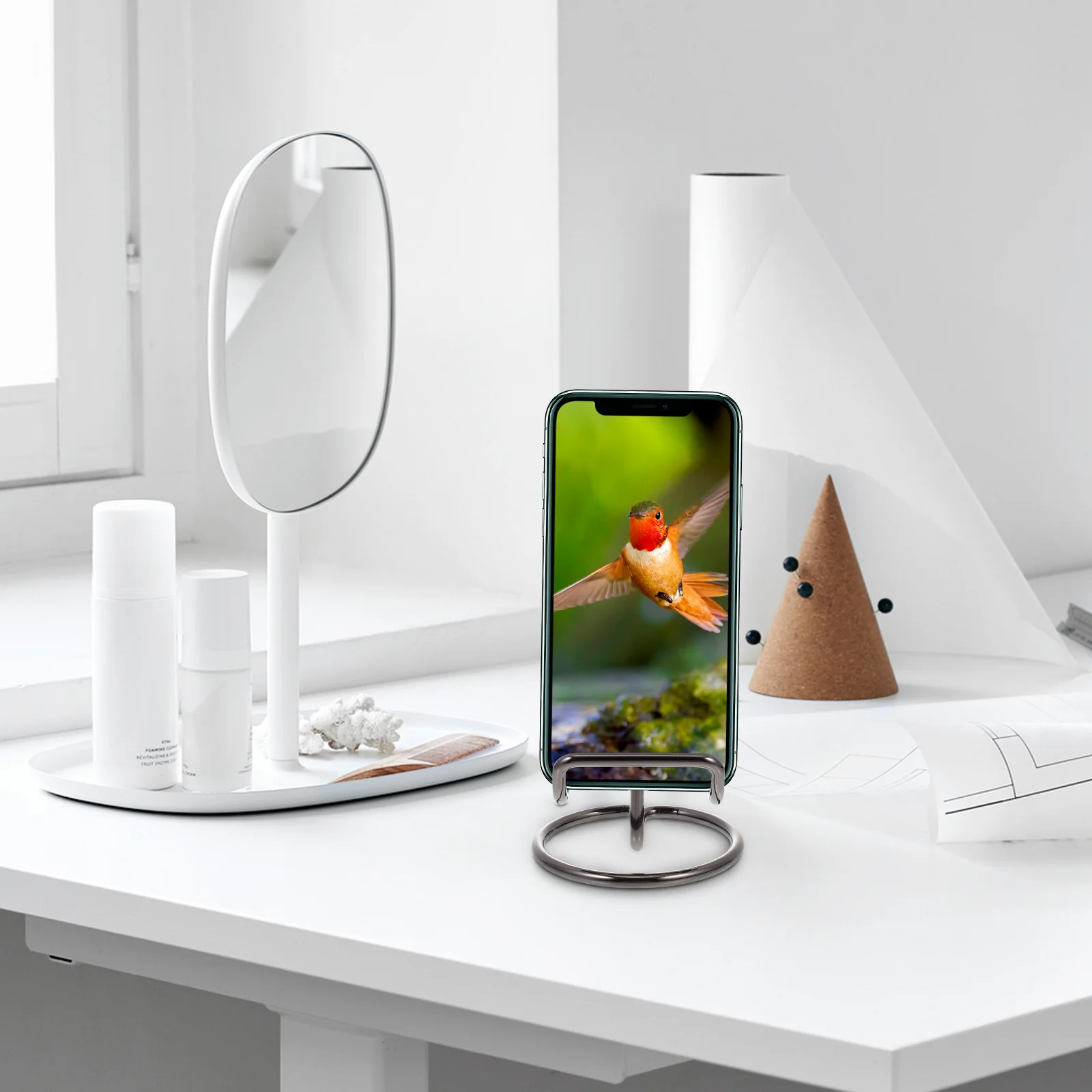 

4pcs Drawing Board Phone Holder Durable Tablet Stand For Desk Storage Lightweight Mobile Bracket Universal Pad Brackets