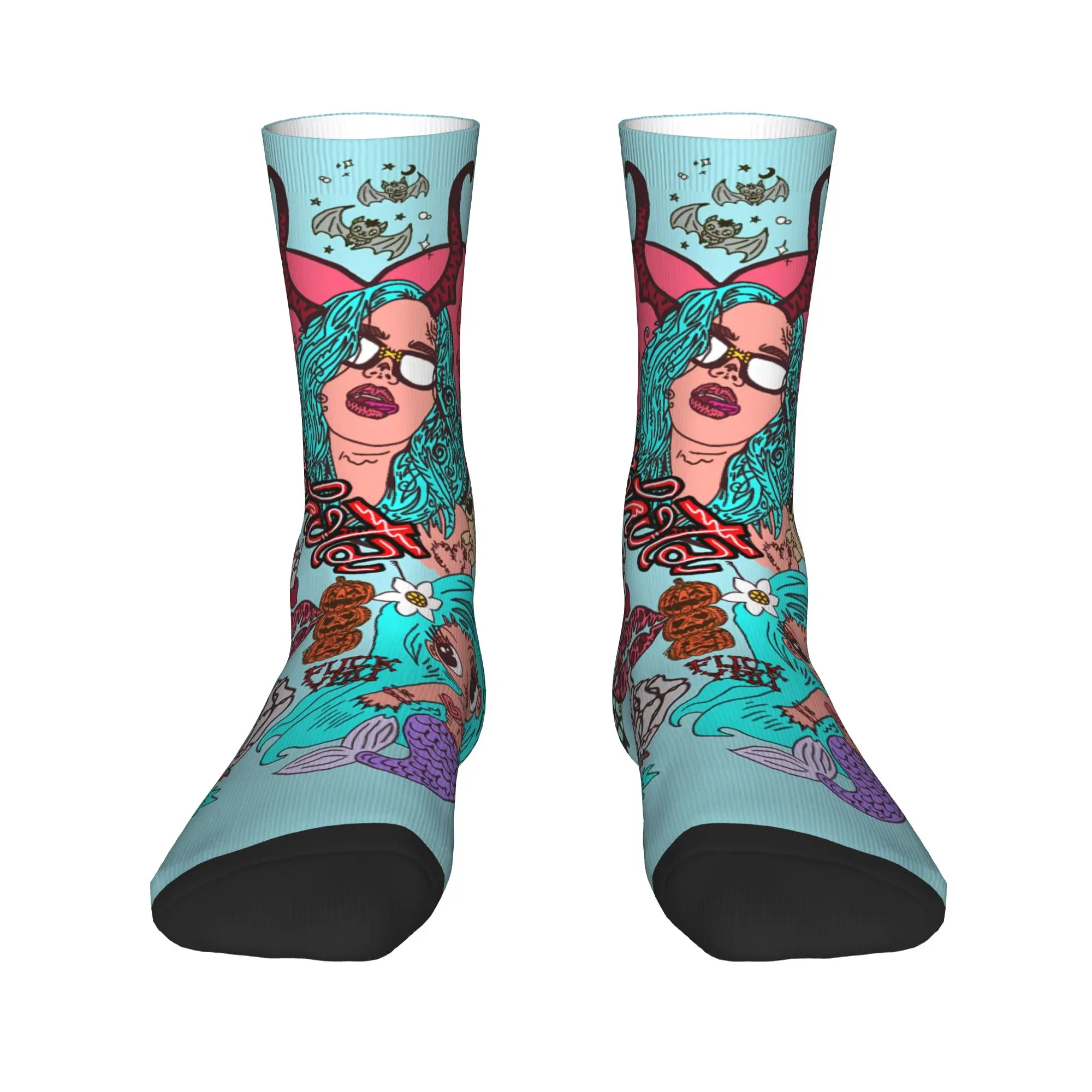 Karol G Socks Singer 2026 Graphic Stockings Non Slip Couple Socks Quality Autumn Elegant Outdoor Socks