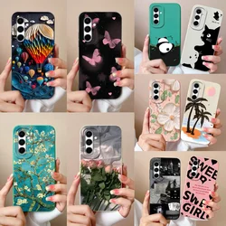 For Samsung Galaxy A54 Phone Case For Samsung A 54 5G New Design Camera Protection Back Cover Soft Liquid Silicone Bumper Funda