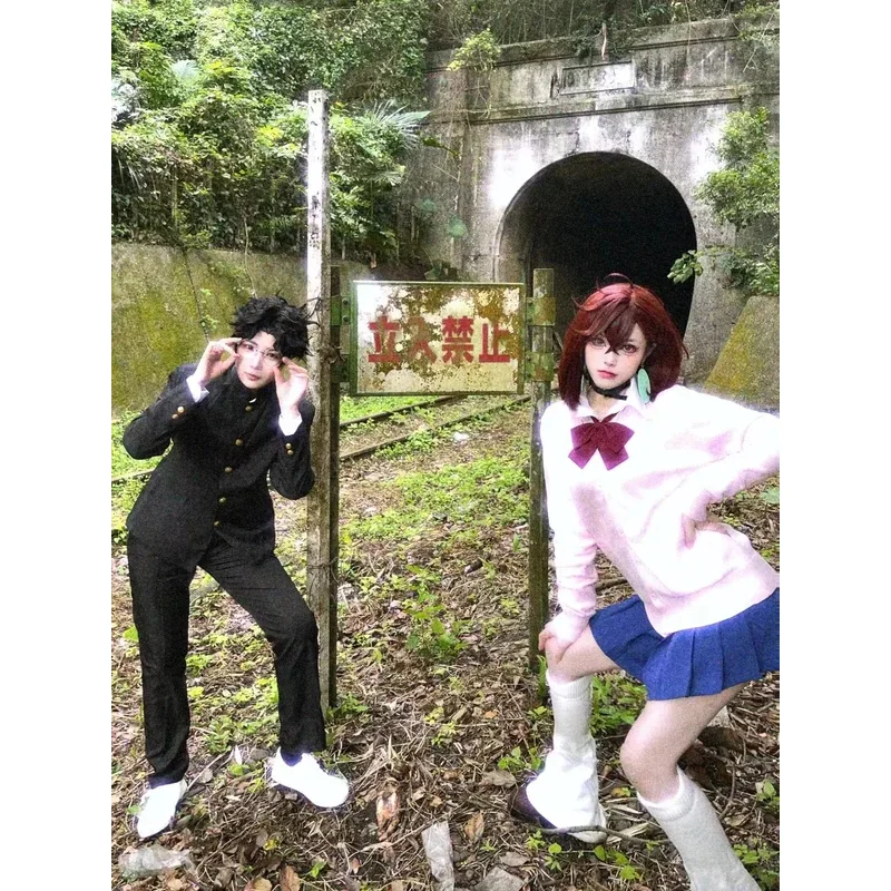 2025 22 Anime Dandadan Aira Shiratori Cosplay Costume Momo Ayase JK Sailor Skirts Suit Ken Takakura Jackets Pants Wig School Uni