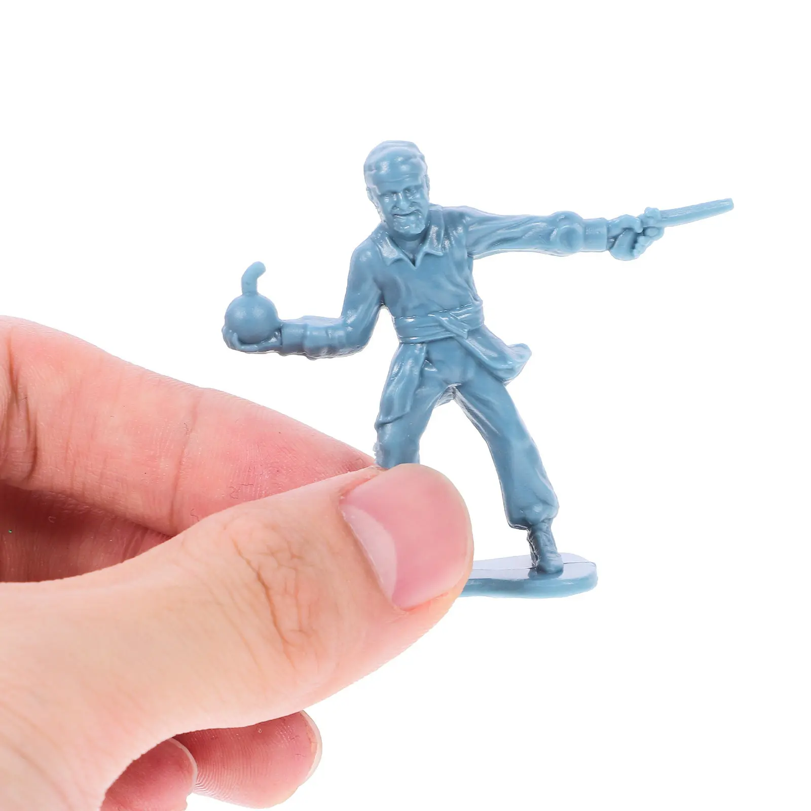 

80pcs Pirate Soldier Figures Plastic Mini People Models for Sand Table Toy Battle Scene Playset Accessories Collection