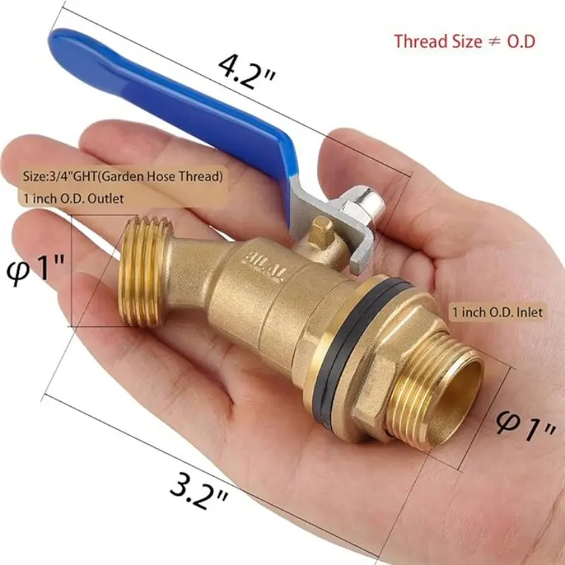DT17 Rain Bucket Spigot, 3/4