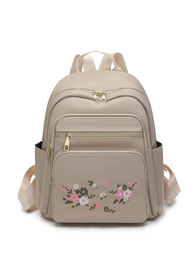 New 2026 Women's Oxford Cloth Travel Backpack Simple Canvas Student Backpack Computer Women's Bag Fashion
