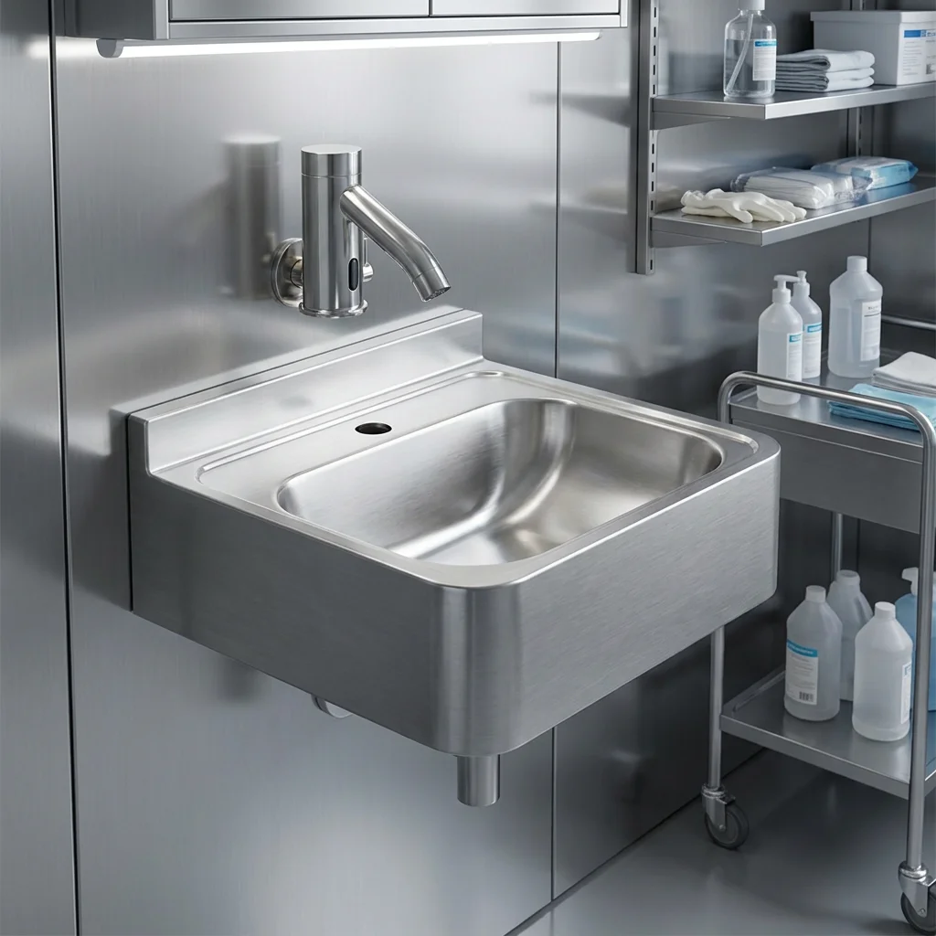 Long-term rust and Corrosion Resistance of Modern Small Wall-mounted Stainless Steel Sink Basin