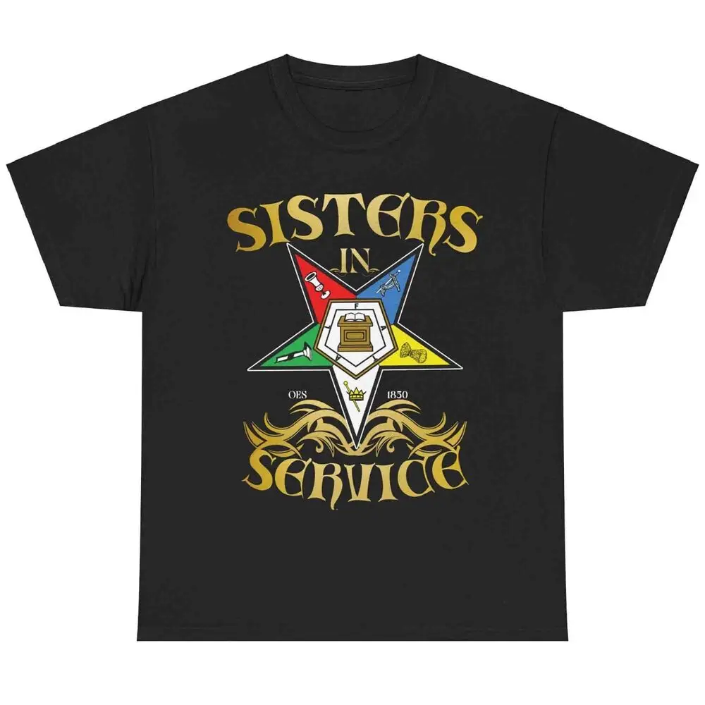 OES in Service Order of the Eastern  T-Shirt Men Women Summer Tees Cotton Luxury brand vintage oversized