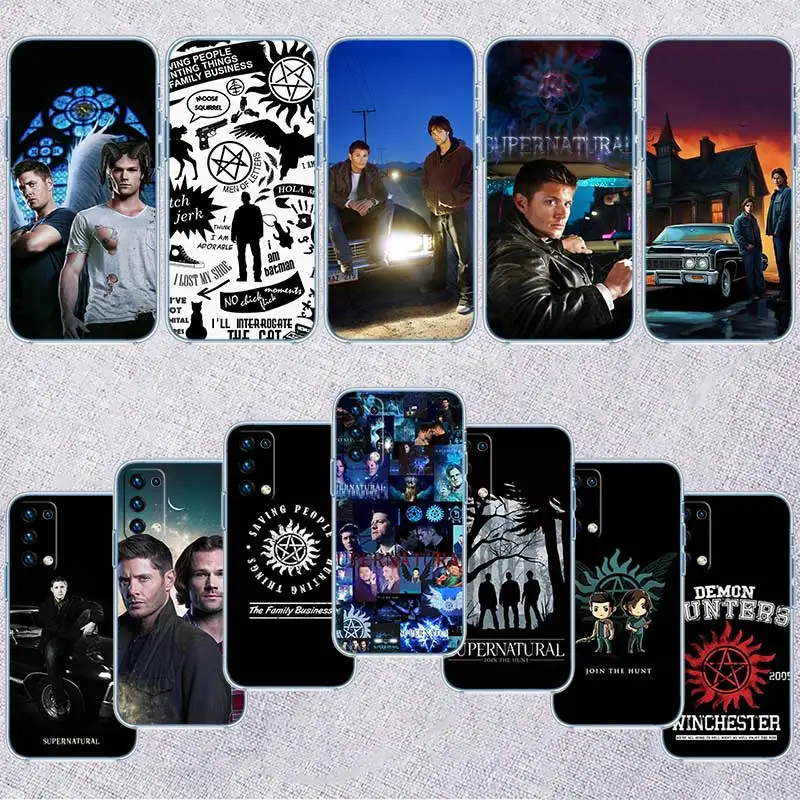DK66 S-Supernaturals Transparent Phone Case for Samsung Galaxy A04 A04S A14 A23 A34 A54 M23 M33 M52 M53
