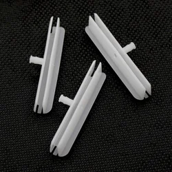10Pcs White Plastic Fastener Car Window Glass Guide Bracket Clip Retainer For Liveco