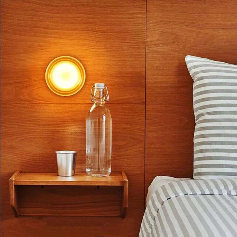 

Scandinave wall light Denmark minimalist night light Home indoor Decoration Glass Light Beside Round lounge decoration light
