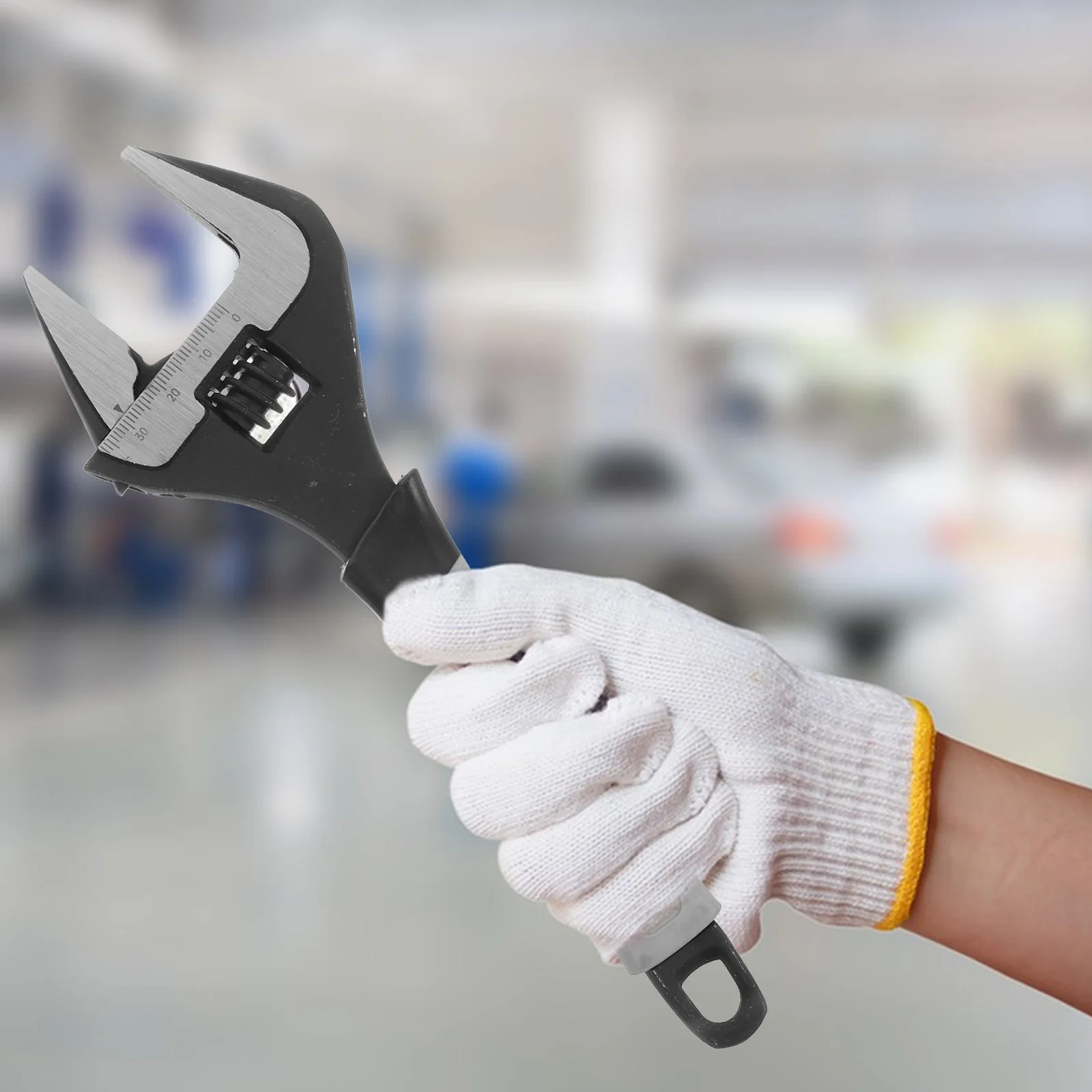 

1pc Adjustable Wrench Spanner Basin Tool For Faucet Valve Pipe Shower Repair Monkey Wrench Heavy Duty Chrome Vanadium Steel