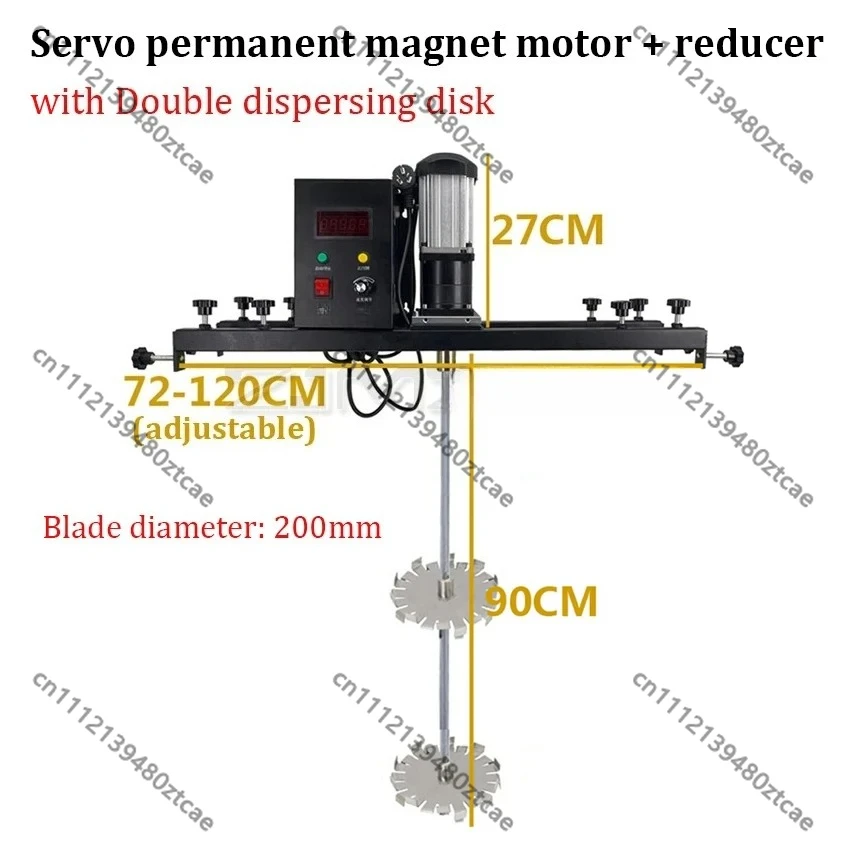 1000L ton drum electric mixer explosion-proof liquid mixing equipment ink coating mixer 220V industrial fluid blending tool