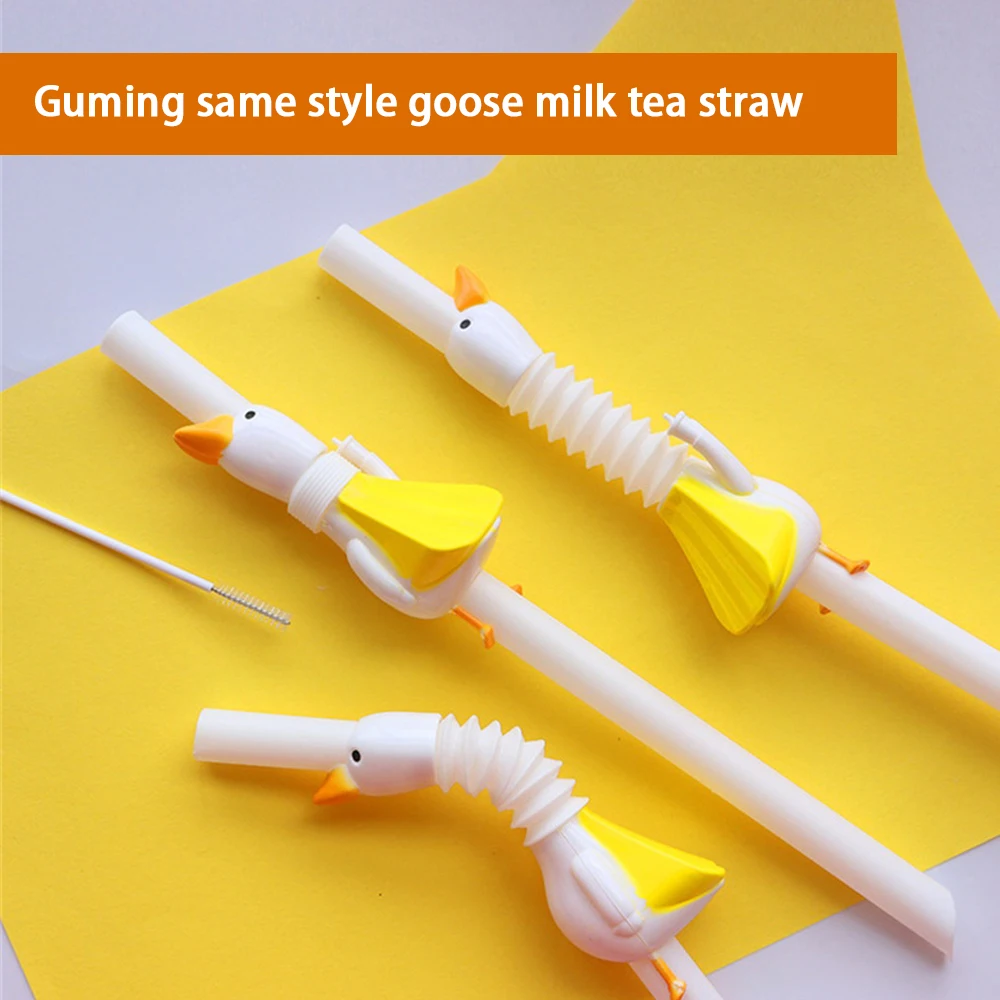 Plastic Straw Unique Design Environmental Protection Fun Popular Innovative Fashionable Funny Animal Design Straws Multi-purpose