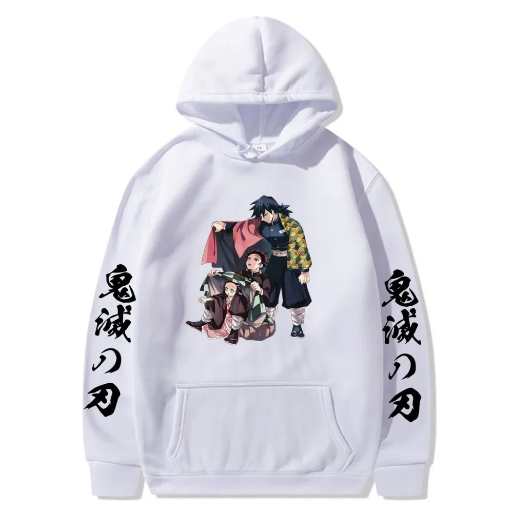 Anime Demon Slayer Character Women's Clothing Street Trend Sports Style Hoodies Creative Fun Fashion Matching Leisure Life