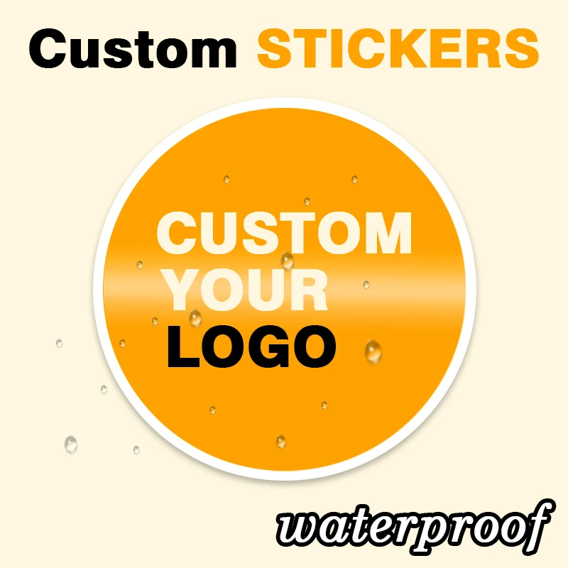 

Custom Stickers Waterproof Personalized Stickers Round Custom Logo Labels for Wedding Birthday Party,Company Logo Gift Packaging