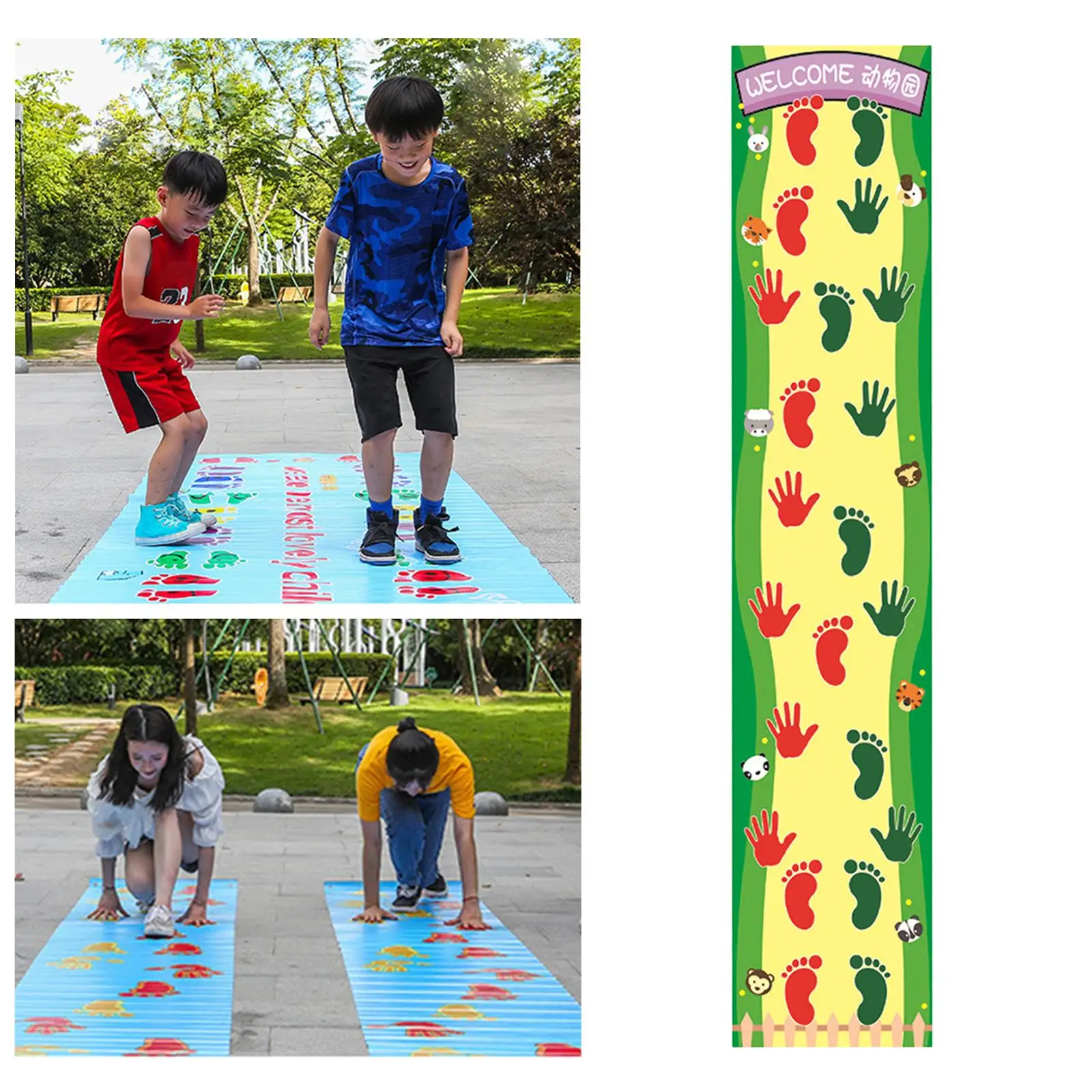 Child Adult Indoor Outdoor Sports Toys Kids Jumping Carpet Lattice Game Mat for Team Building Kindergarten Activities