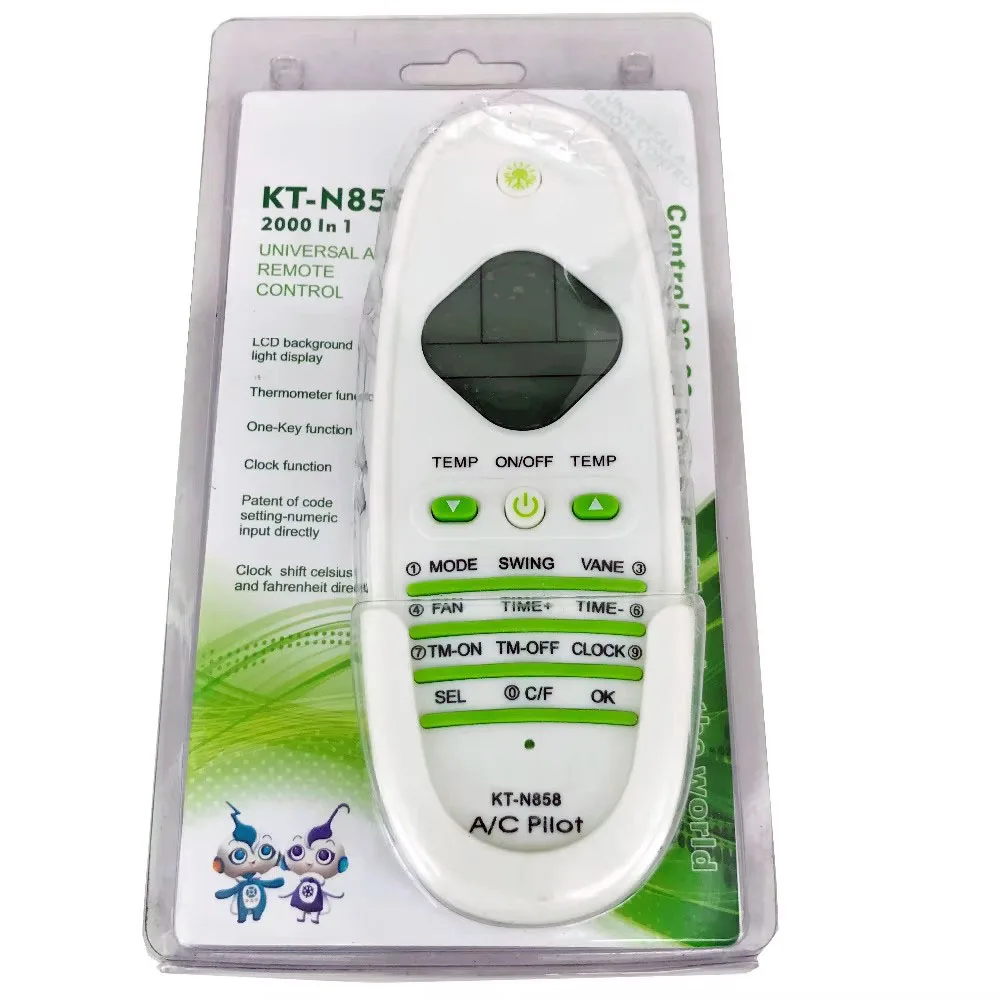Penggunaan Remote Control untuk AC Universal KT-N858 2000 IN 1