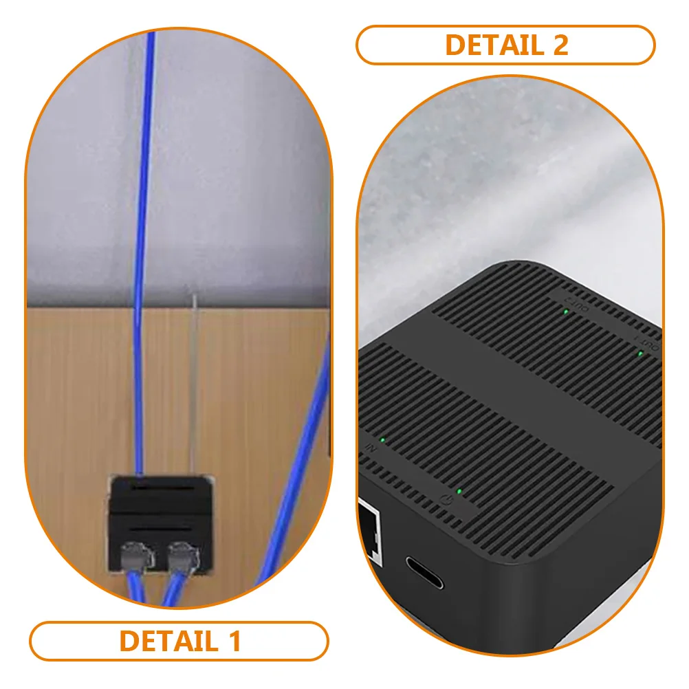 

Splitter for Cable Ethernet Extender Male to Female Adapter Network Sharer