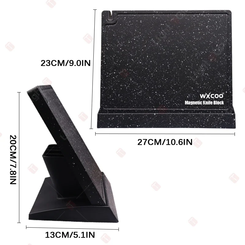 Многофункциональный кухонный магнитный блок ножей для хранения столовых приборов, магнитный держатель ножей, разделочная доска, кухонные аксессуары