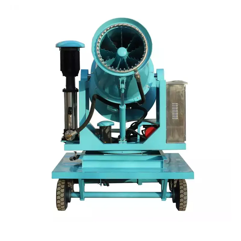 50M Trailer Mist Cannon Machine Coal Mine Dust Control Fog Cannon Machine Dust Suppression Fog Machine Fine Fog Cannon Machine