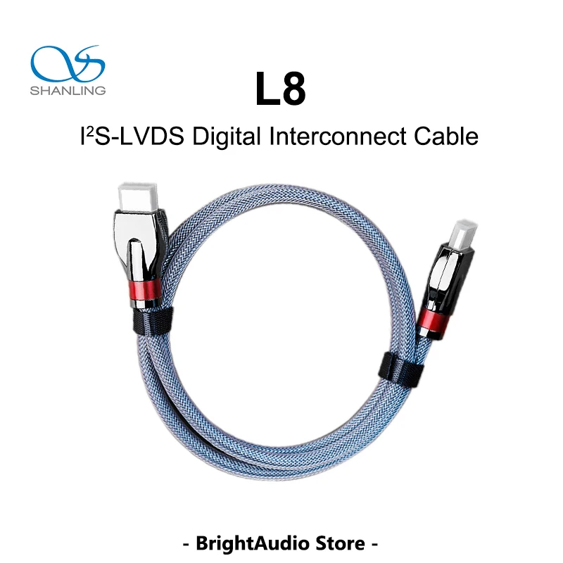 

SHANLING L8 I2S-LVDS Digital Interconnect Cable for CD Player/AMP/DAC around 100cm