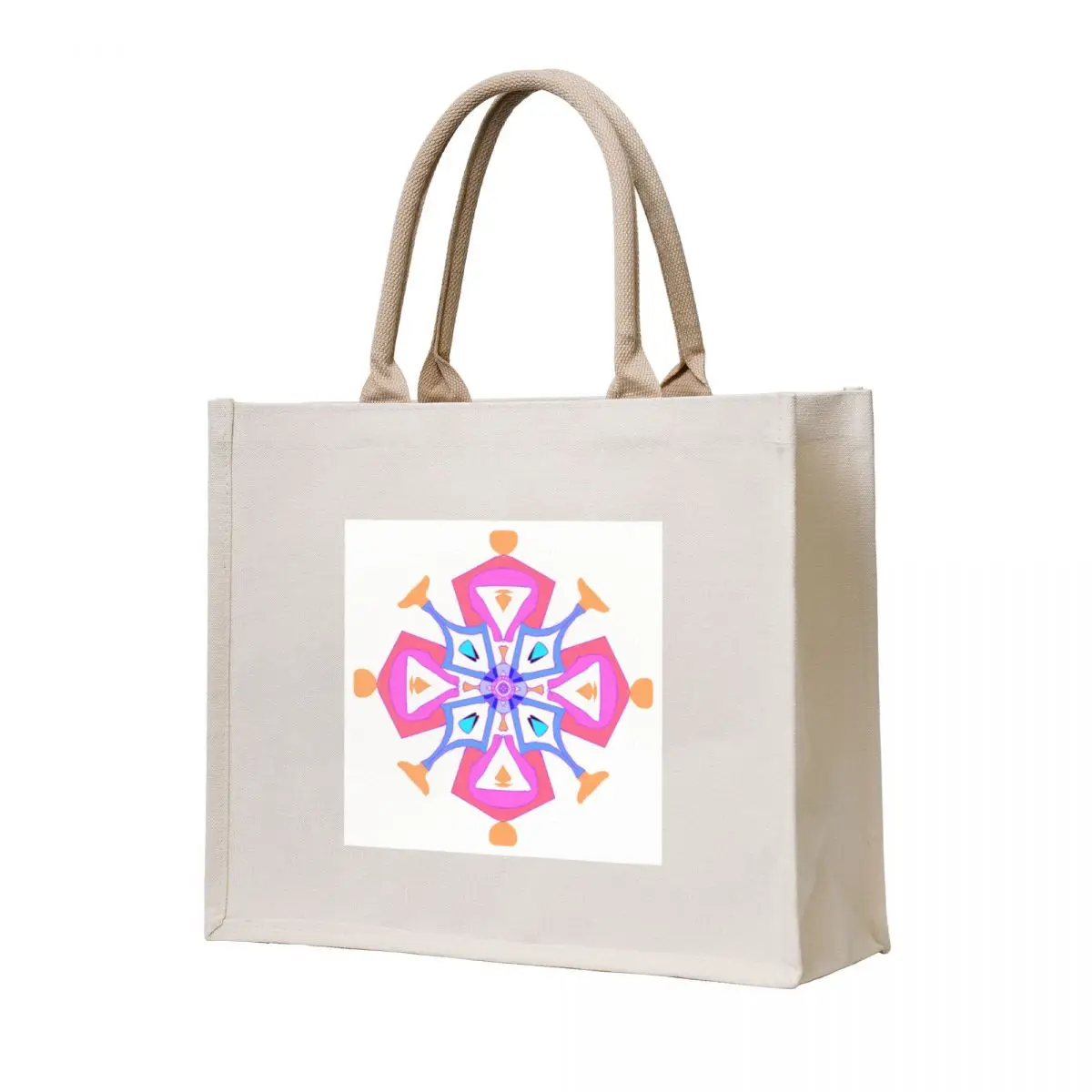 

This is a colored mandala Tote Bag tote bag canvas personalized tote hand bag