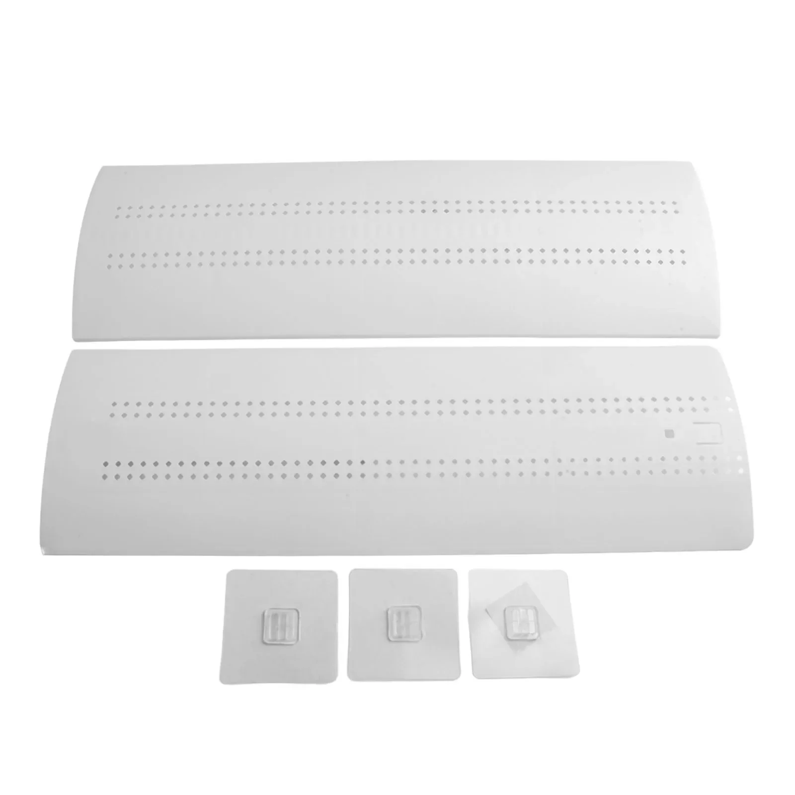 Brand New Home Office Anti-Wind Baffles Air Conditioning Adjustable Air Deflector Easy Installation PP + PS + PVC