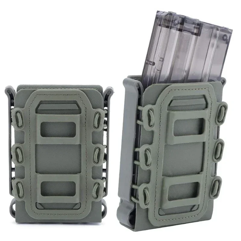 Soft Magazine Pouches Holder Mag Pouch Holster 5.56 and 7.62 Mag Carrier with Molle Clips for M4 M16, AR15, AK47