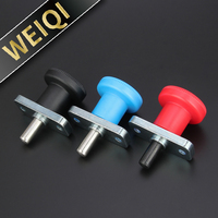 Factory Stainless Steel/Carbon Steel Flanged Indexing Plungers Return Type/Self-locking Spring Loaded Knob Plunger 6mm/8mm Pins
