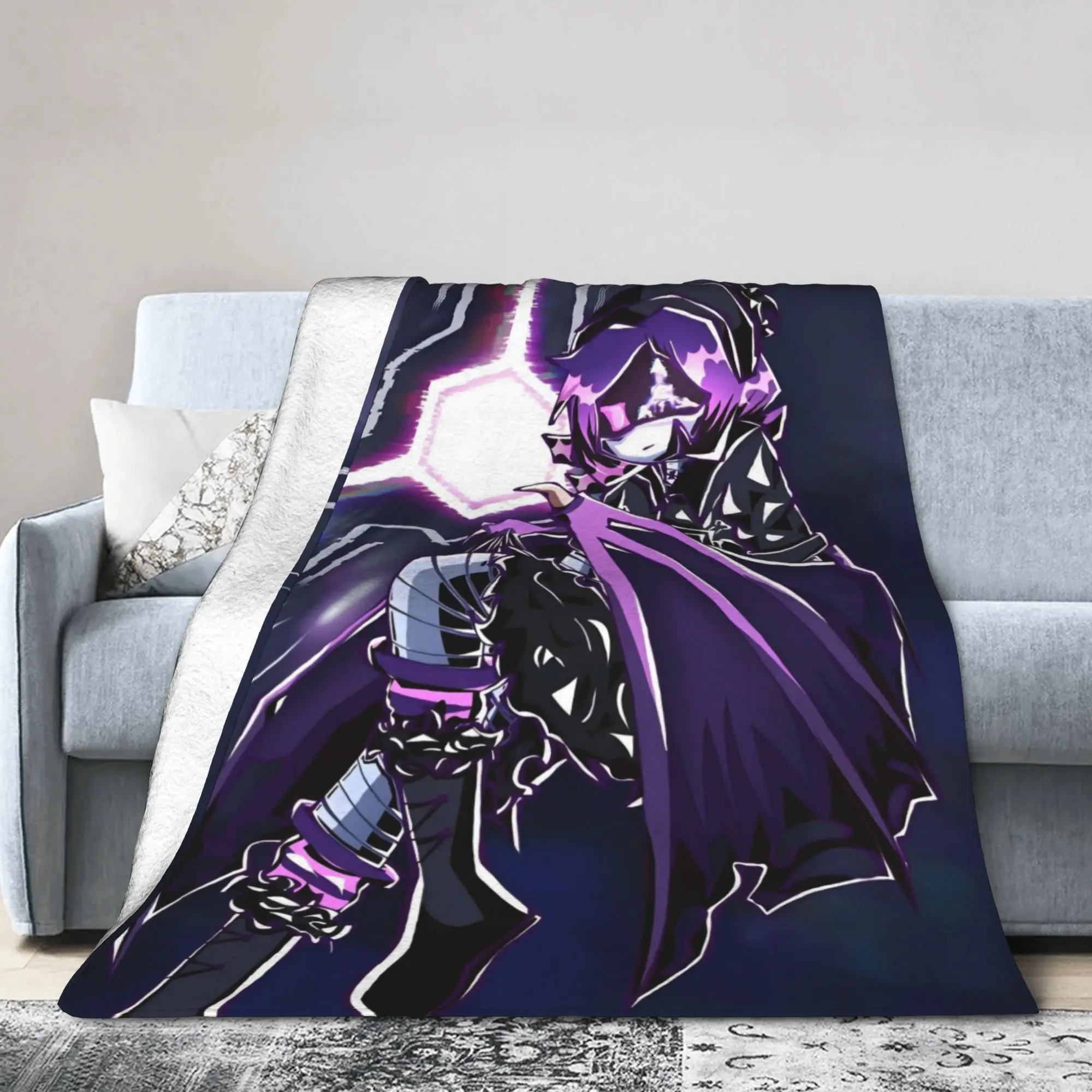 Murders Drones Blankets Uzi Doorman Aesthetic Fuzzy Throw Blankets Summer Air Conditioning Personalised Soft Warm Bedsprea,