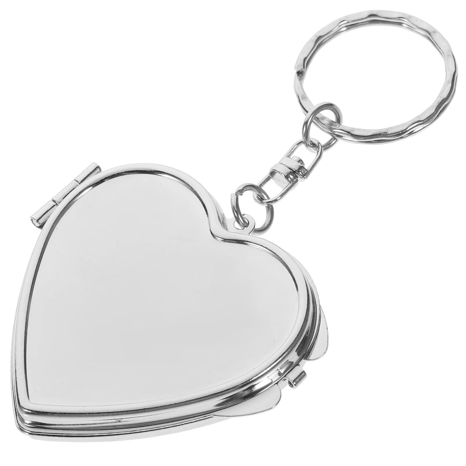

Heart Shaped Metal Makeup Mirror Compact Lightweight Portable Small Hand Mirror for Women Travel Purse Pocket Mini