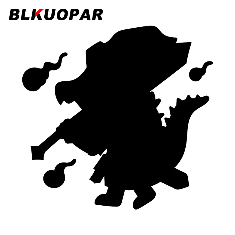 

BLKUOPAR для крокодилового воина, наклейка на автомобиль, забавная графическая наклейка, индивидуальное украшение для багажника ноутбука, двери автомобиля