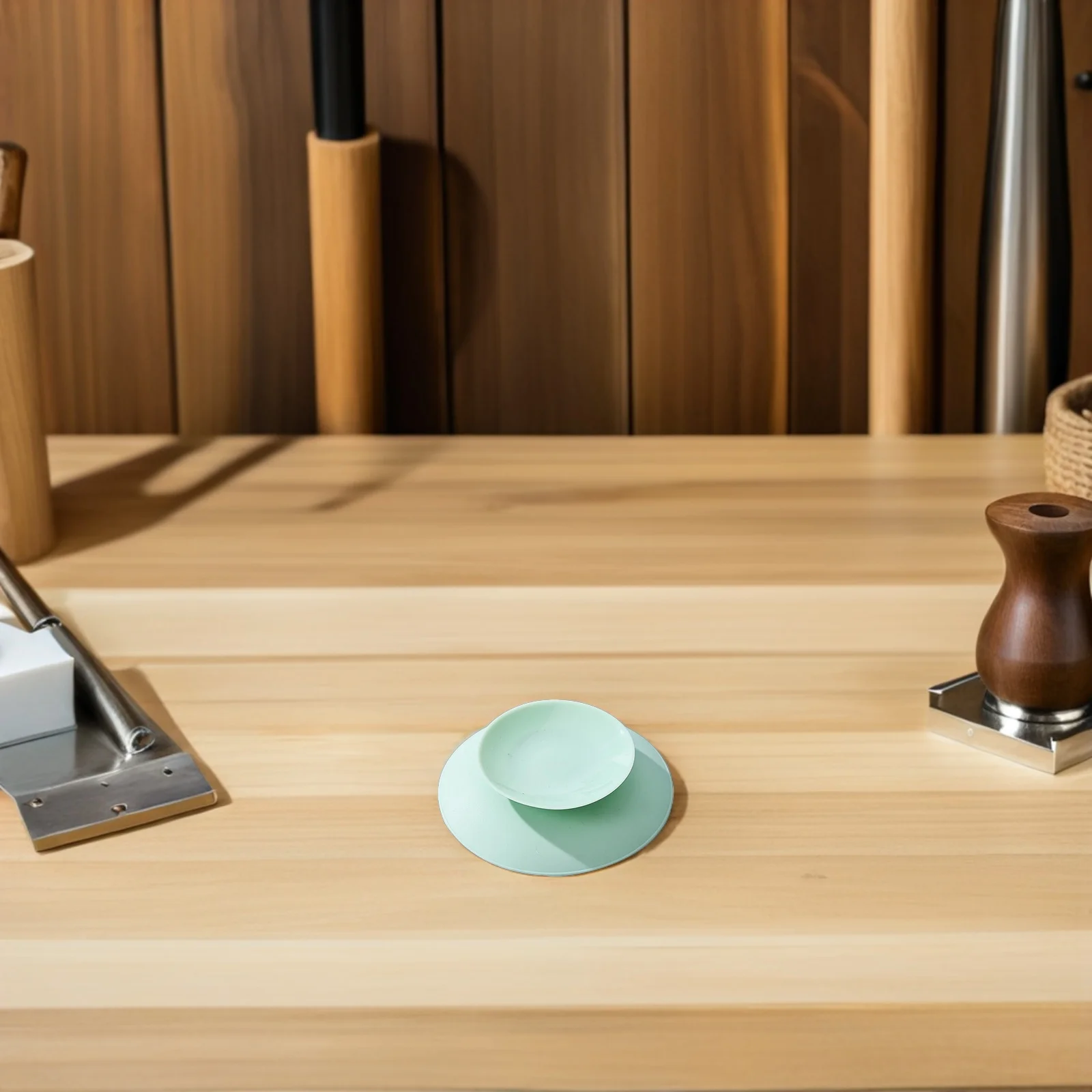 

8Pcs Double Sided Silicone Nonslip Suction Cup Pads Plate Holder Bowl Fixing Tableware Accessories for Baby Elderly Nonslip