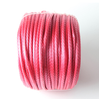 100feet/30m 3mm 12weave 800kg UHMWPE Fiber Hollow Braid Winch Rope