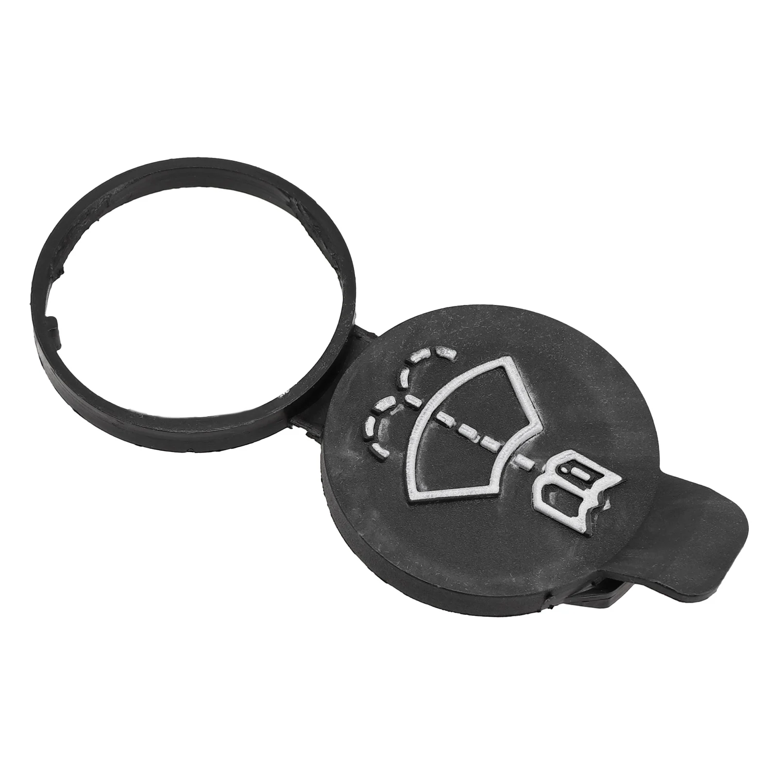 1 Stück schwarzer Scheibenwischer-Waschflüssigkeitsbehälterdeckel für Chevy Camaro 2010–2016 für Cruze Malibu OE 13227300 – Detail 6
