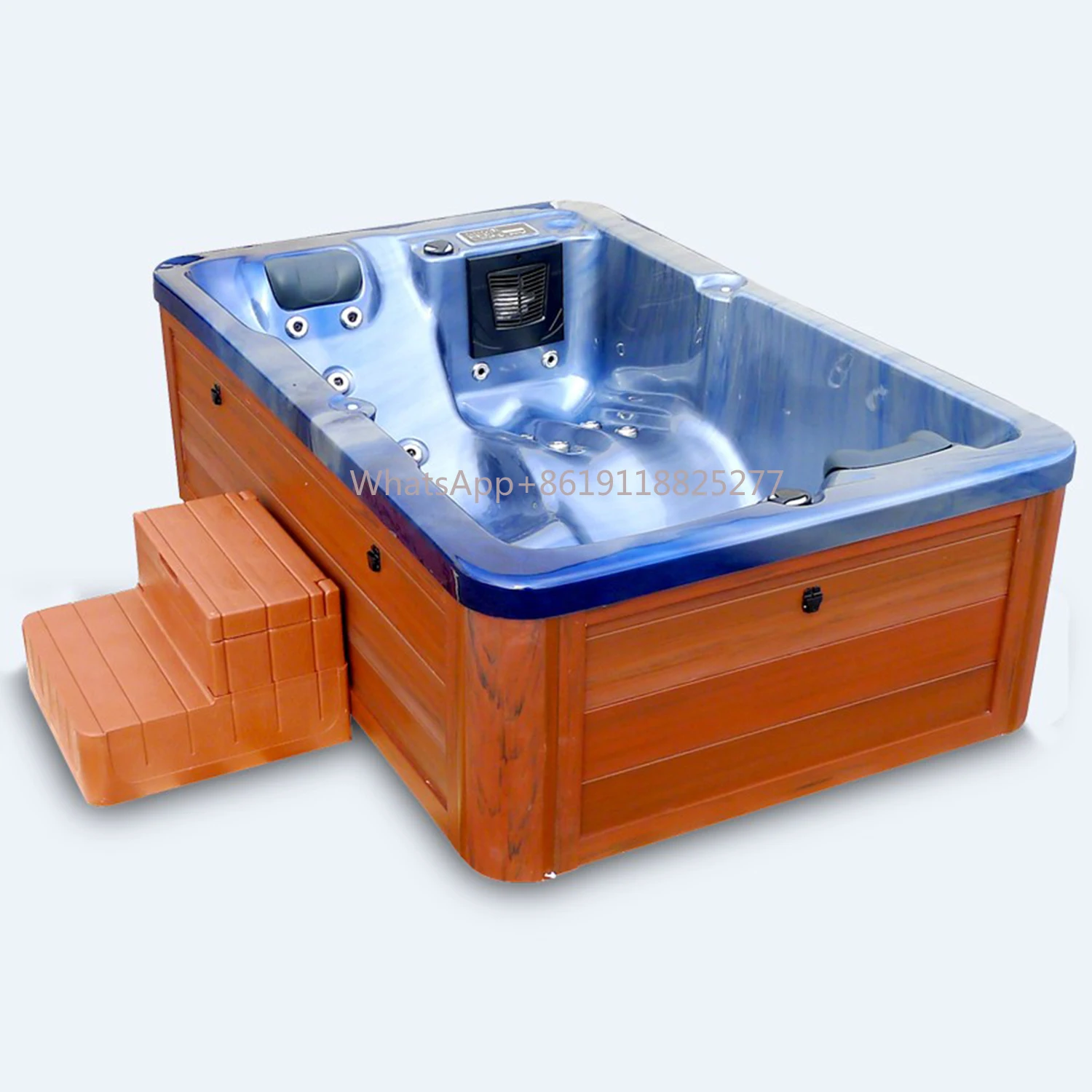 Acrylic Balboa control system outdoor hot tub spa hot sale indoor Massage spa for 3 persons Hotel