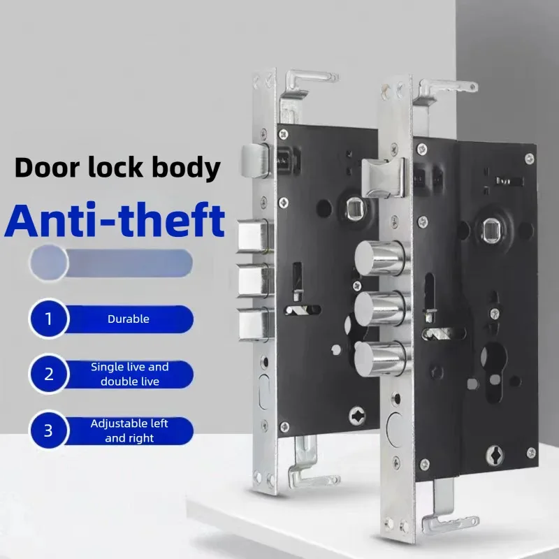 Mechanical Lock Body for Anti-theft Door Lock Engineering 24 * 240 Square Head 30 * 240 Cylindrical Lock Body
