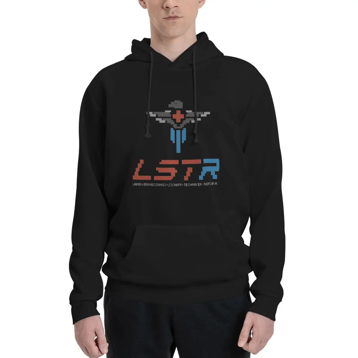 LSTR-Sweat à capuche en polyester pour homme, Elster, Warm Dif Colors TANatershirt