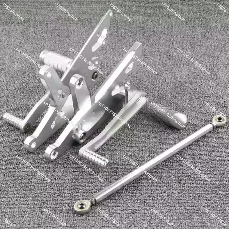 Aluminium Motorcycle Modification Pedal Motorbike Conversion Footrest For CBR250RR MC22 Silver
