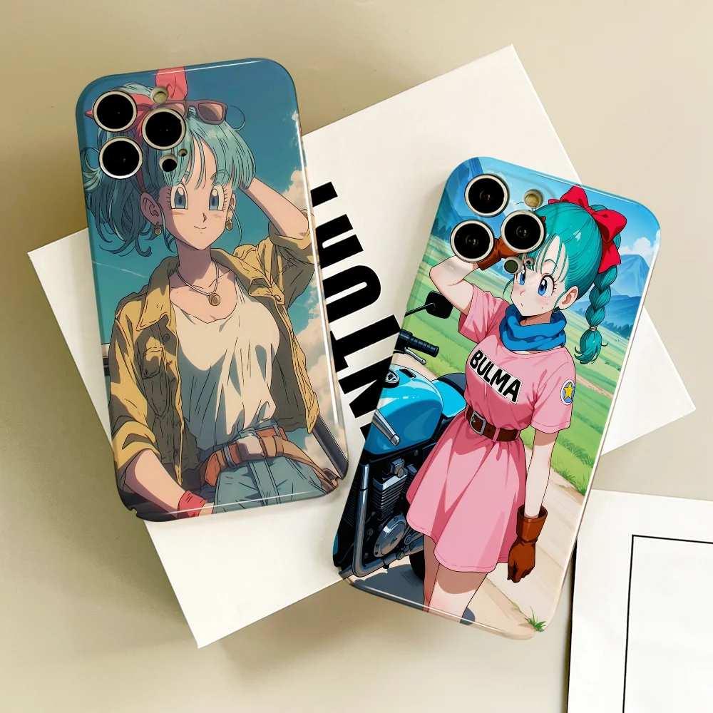 Bulma D-Dragon Ball phone case For iPhone 17 16 15 14 13 12 11 Plus Pro Max Mini Air Glossy Best Price HD Hard Cover Film Shell