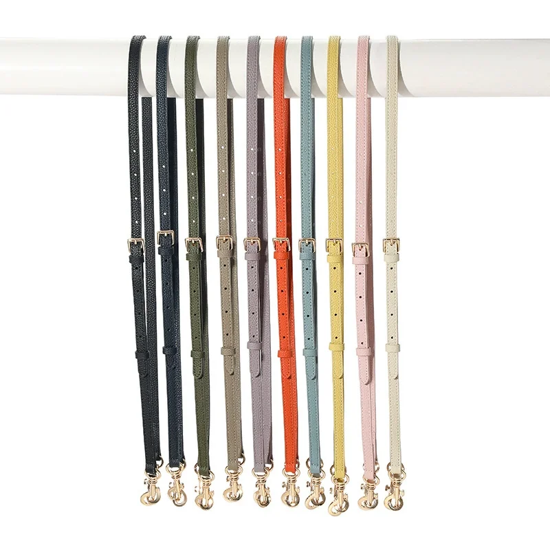 สายคล้องไหล่หนังลูกวัวเม็ดแบบปรับได้สําหรับกระเป๋าถือ Le Pliage กระเป๋ากระเป๋าพกพาเข็มขัดหัวเข็มขัดสีเงินกระเป๋าปรับได้เข็มขัดพกพา