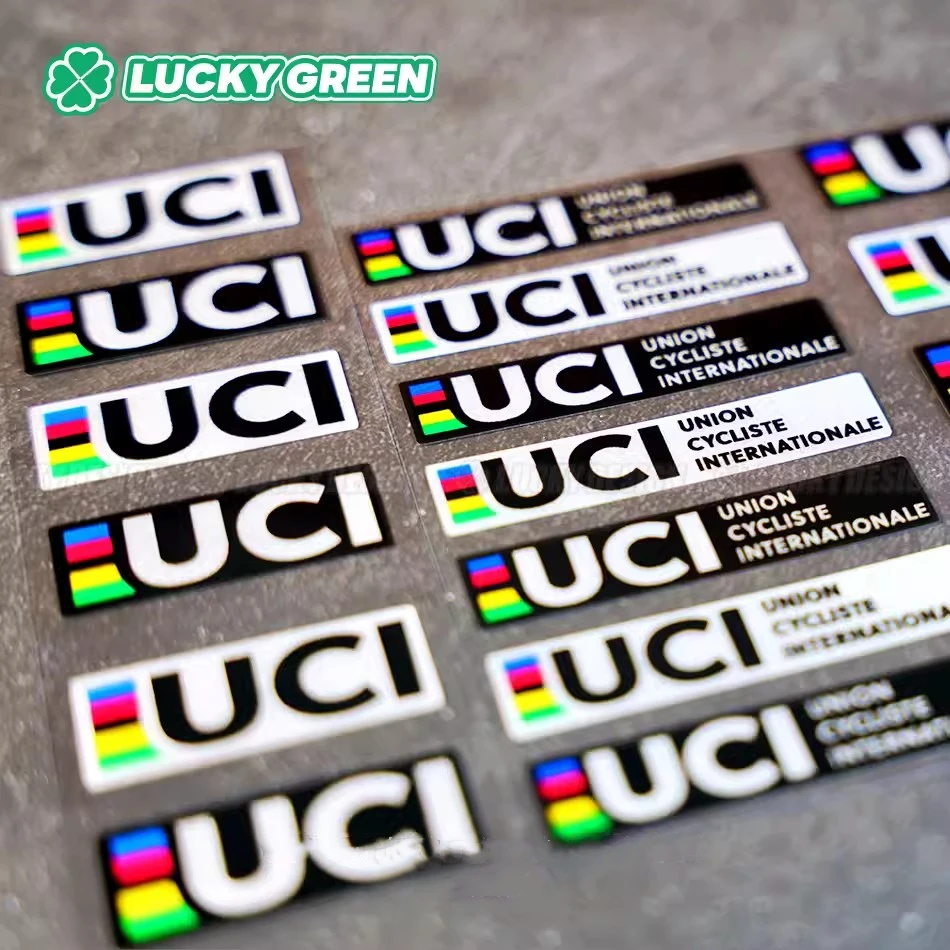 certification small label sticker bicycle union certification label reflective bicycle decals customize frame warning films