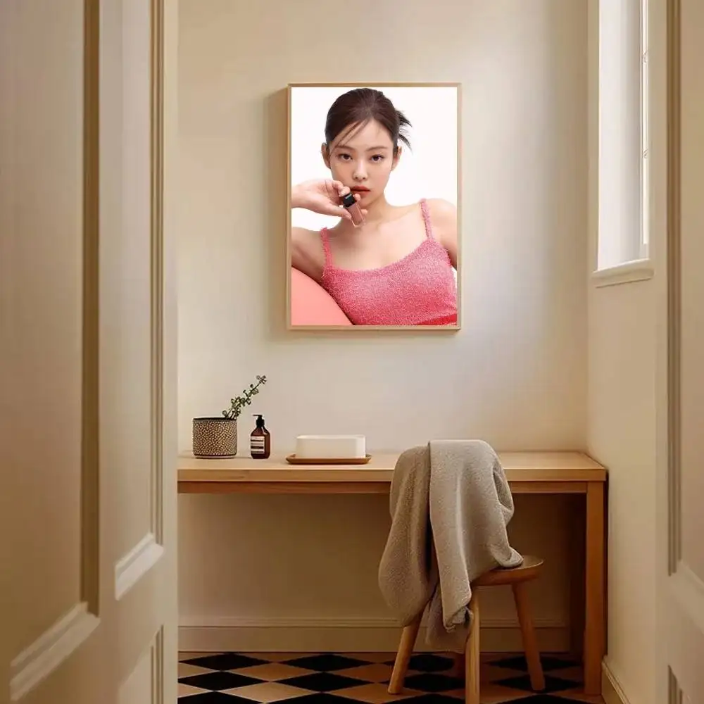 جيني كيم الوردي ملصق غرفة نوم ملصقات جدار غرفة المعيشة جدارية معلقة اللوحة ديكور المنزل الحديث #5