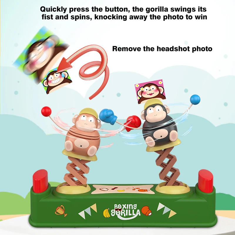 Stanzen Gorilla Brettspiel Puzzle Desktop Boxen Spiel Multiplayer Schlacht Interaktive Party Spiel spielzeug Kinder anti stress Spielzeug